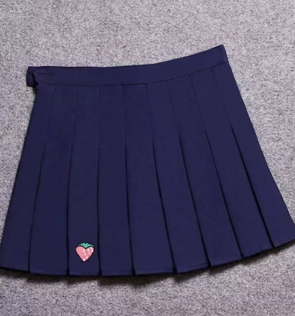 Nowa spódniczka styl japoński r L  truskawka
