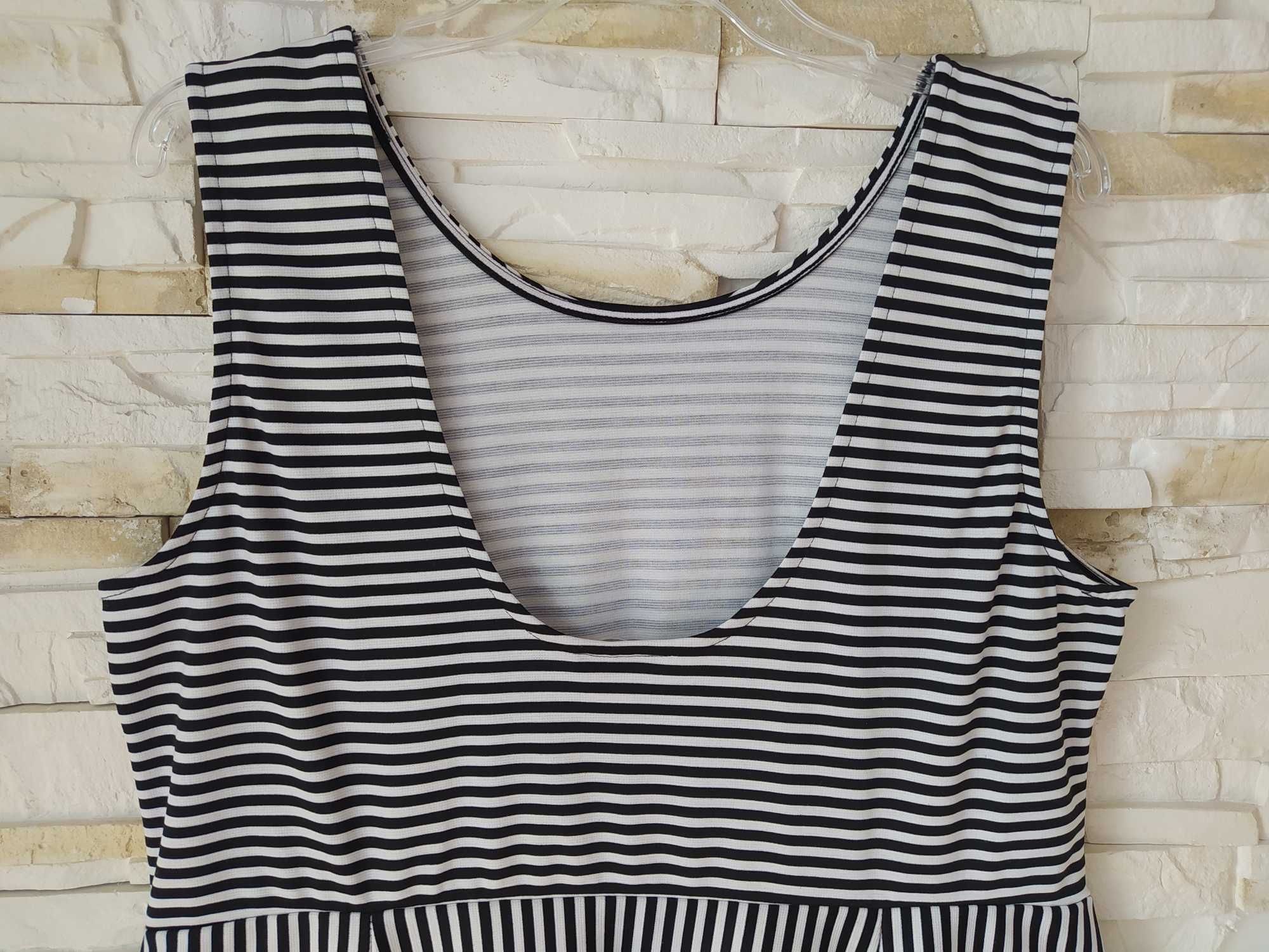 Sukienka letnia w paski H&M r.XL XXL