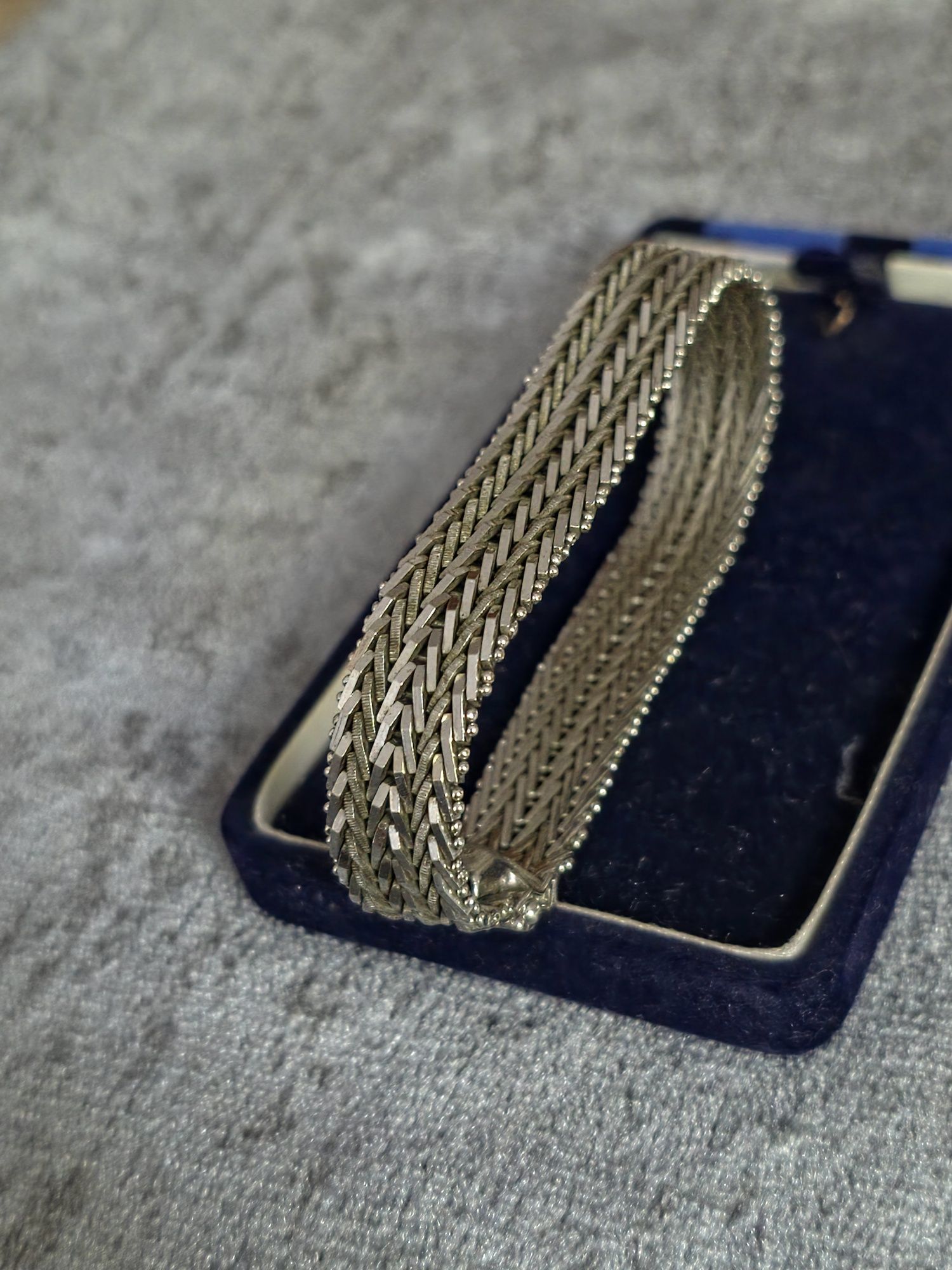 Bransoletka Srebro 800 Art Deco Śliczna