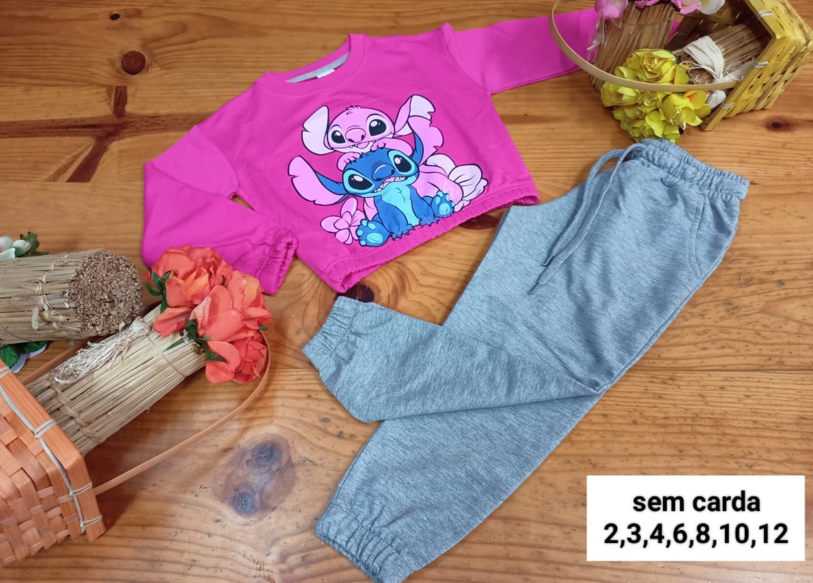 Conjunto criança Stitch