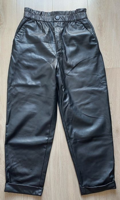 Skórzane spodnie "Zara", M