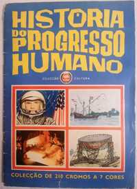 Caderneta História do Progresso Humano - Completa - Muito bom estado