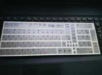 Наклейка на клавіатуру чітко видно лiтери, розширена