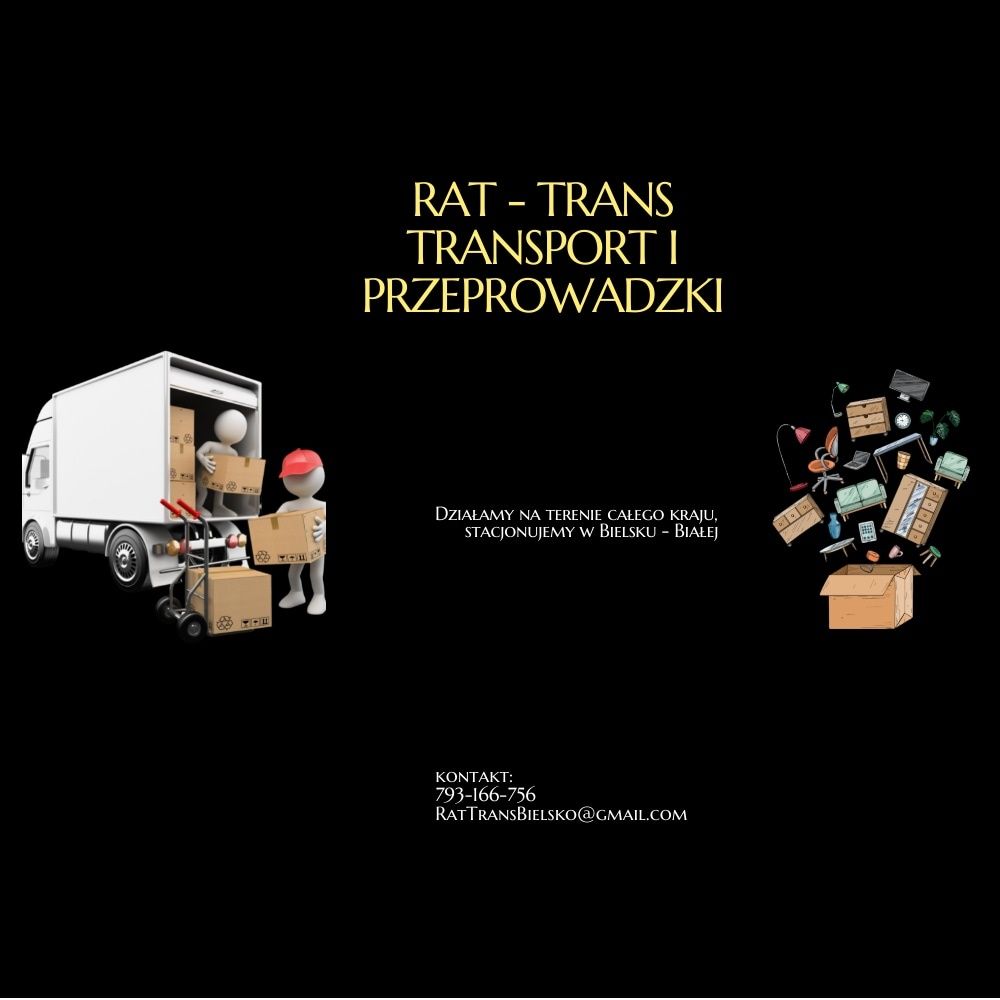 Przeprowadzki/Transport/Bagażówka Bielsko-Biała Wolne terminy!