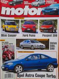 MOTOR Astra Coupe, Volvo, Puma, Peugeot 206, Alfa 147, Mercedes W 124