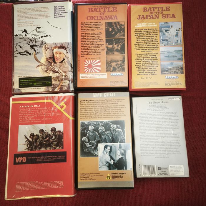 Filmes clássicos de Guerra em BETAMAX