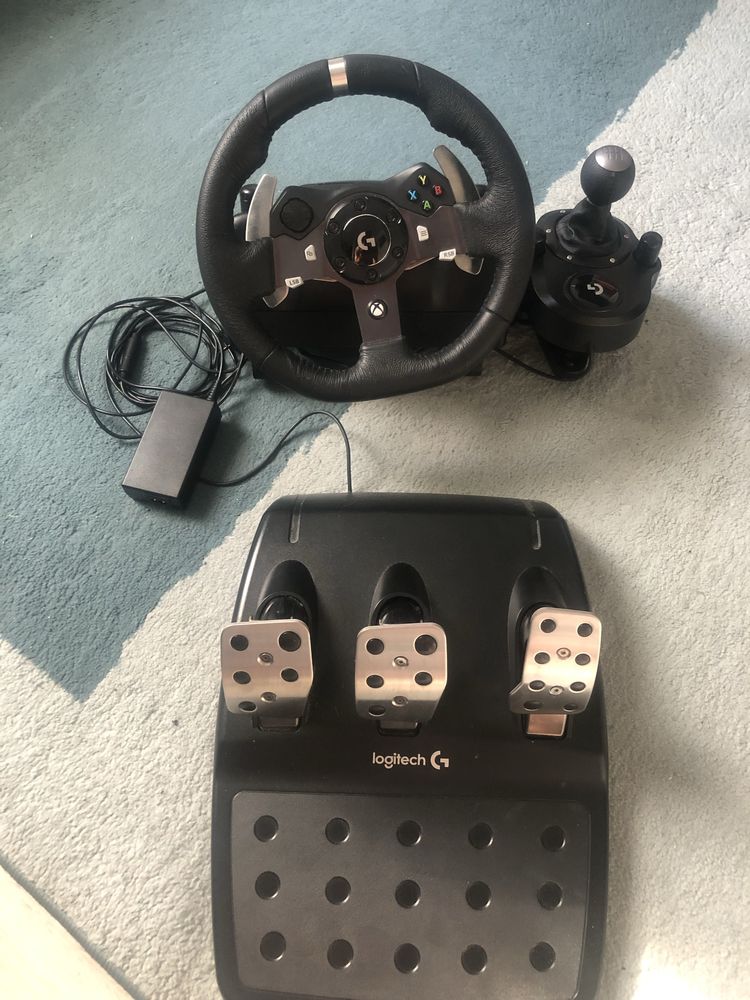 Logitech G920 + Shifter  Stan Idealny