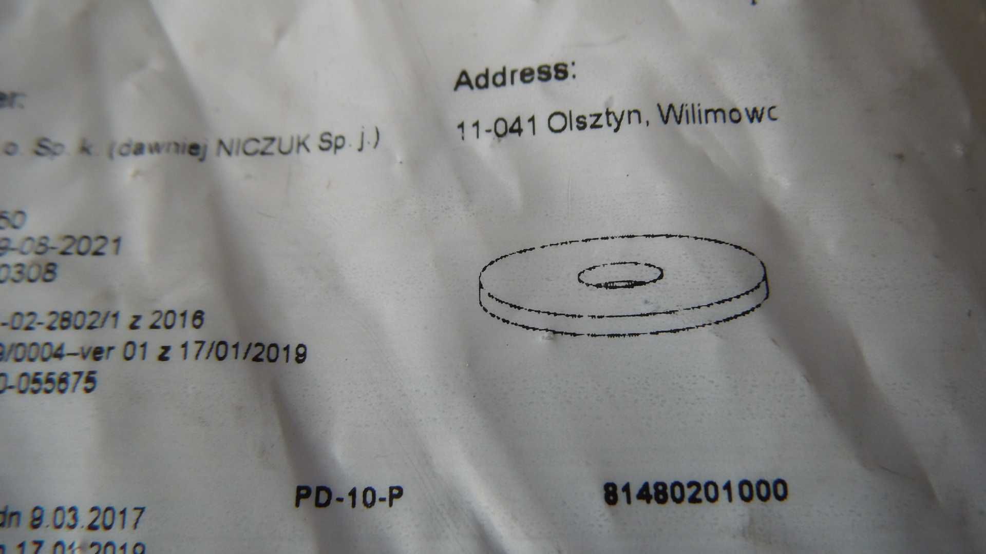Zestaw dużych podkładek. Markowe. Podkładka. Śruba.