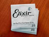 cordas de guitarra Elixir Nanoweb .010
