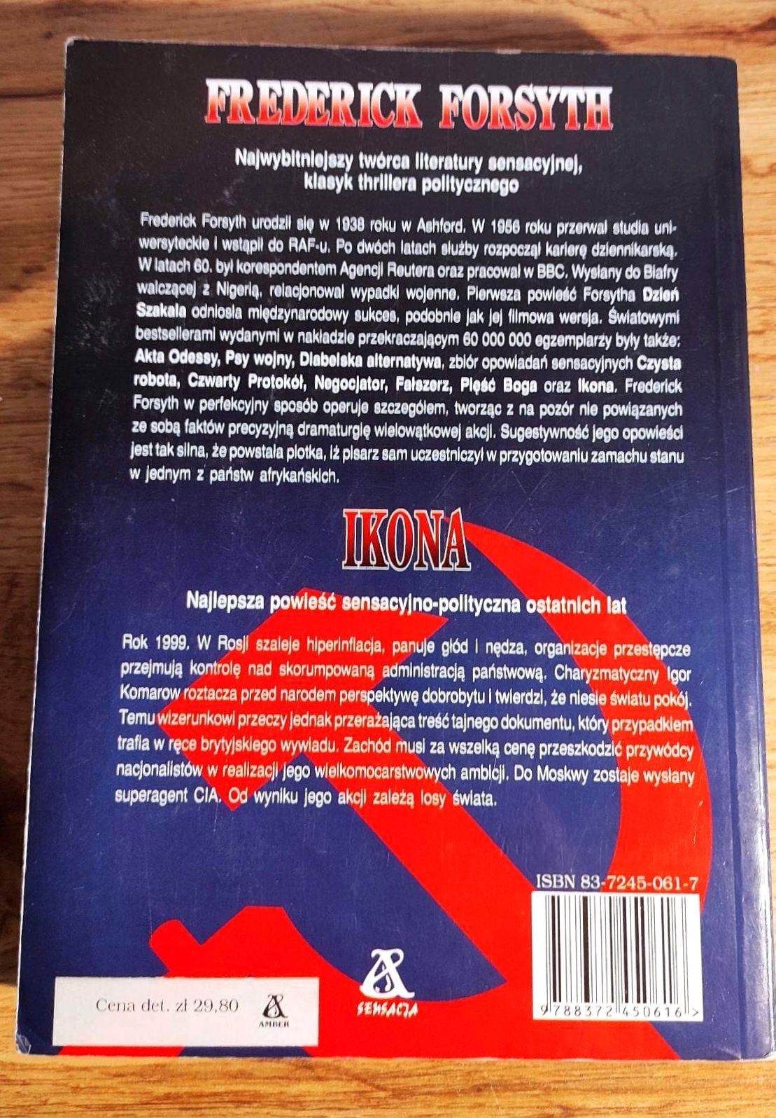 Książka "Ikona" Frederick Forsyth