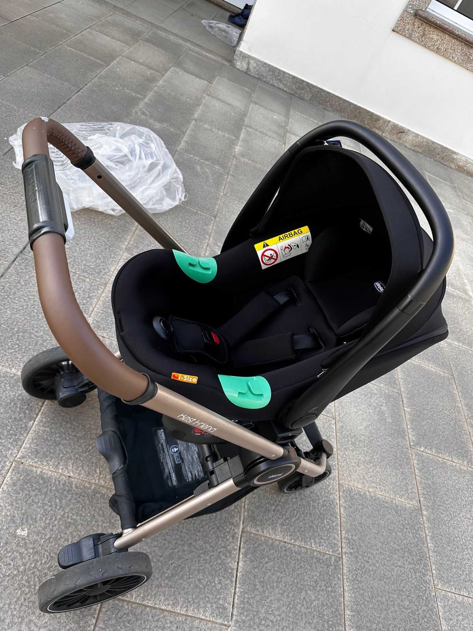 Carrinho de Passeio Chicco Trio Best Friend Pro i-Size