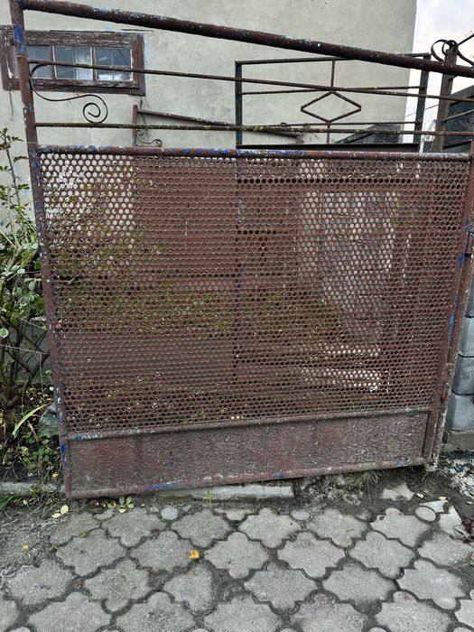 Ворота з хвірткою б/у