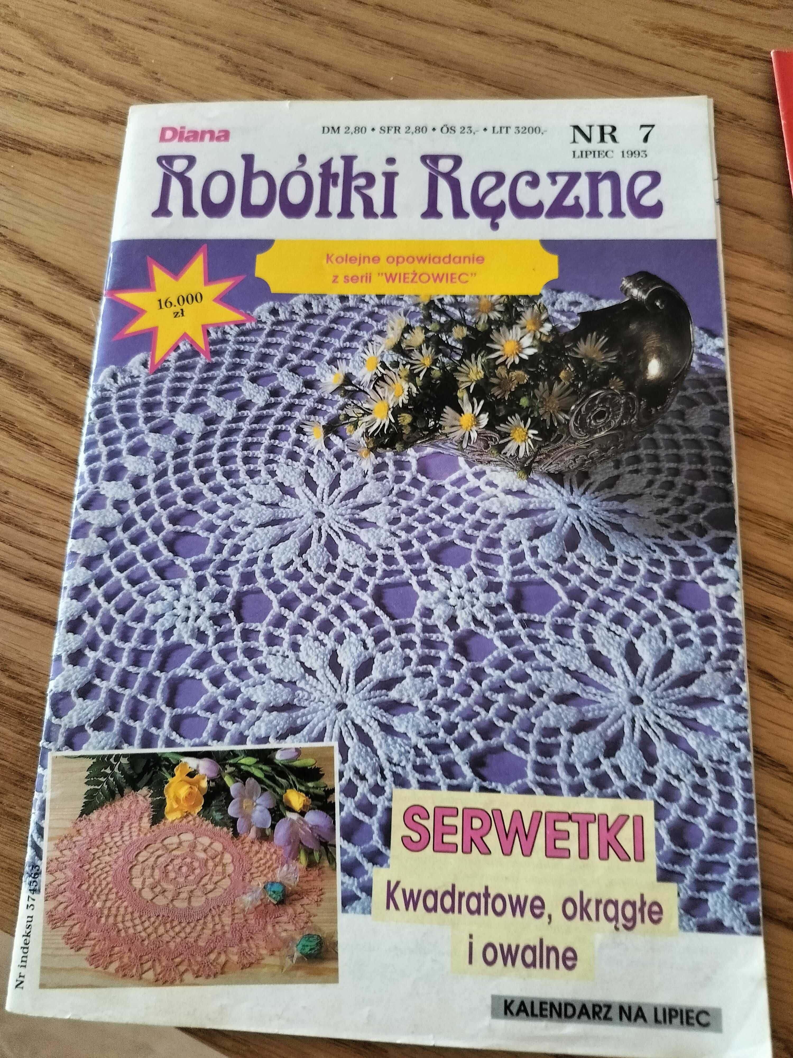 Gazetka gazetki archiwalne różnorodne Robótki Ręczne haft  szydełko