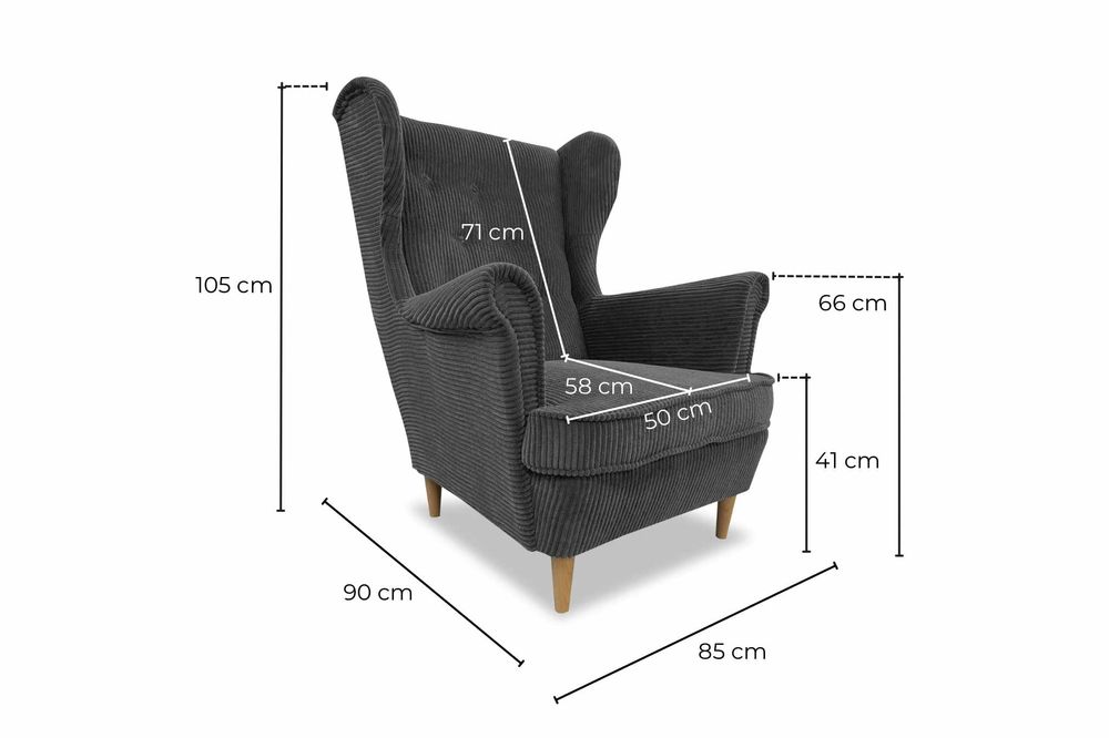 Kanapa Sofia. Wersalka, łóżko, sofa sztruksowa. Szybka dostawa!