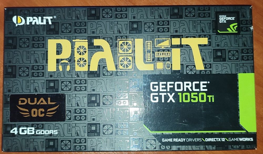 Відеокарта Palit GeForce GTX 1050 Ti Dual OC 4GB GDDR5