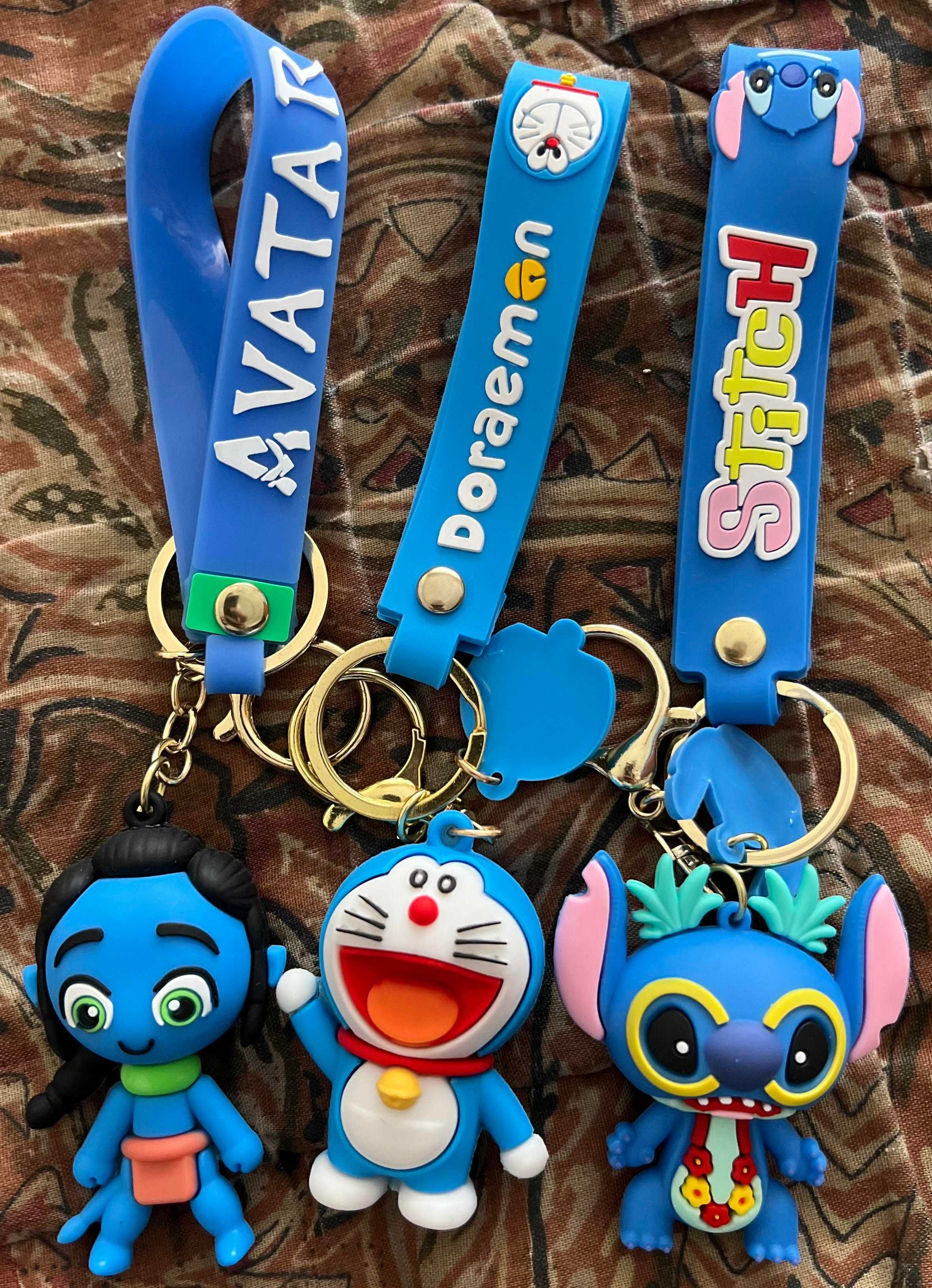 Porta chaves doraemon, avatar e stitch