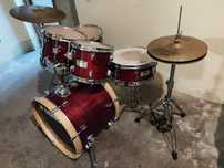 Bateria Mapex pratos zildjian