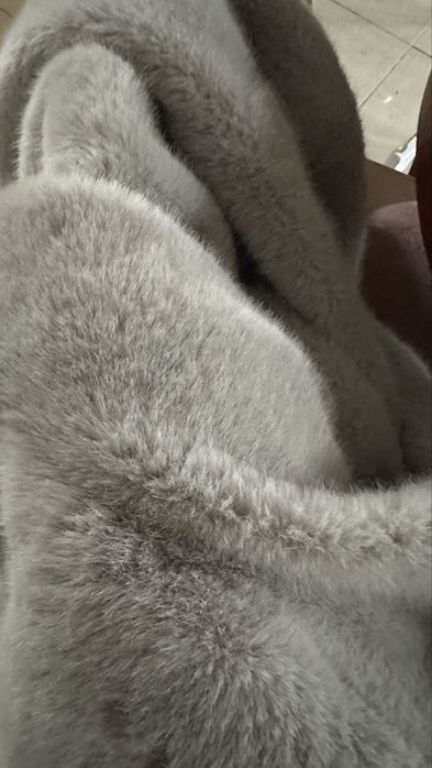 Piekne futerko sztuczne norki żakiet kurtka płaszcz futro old money