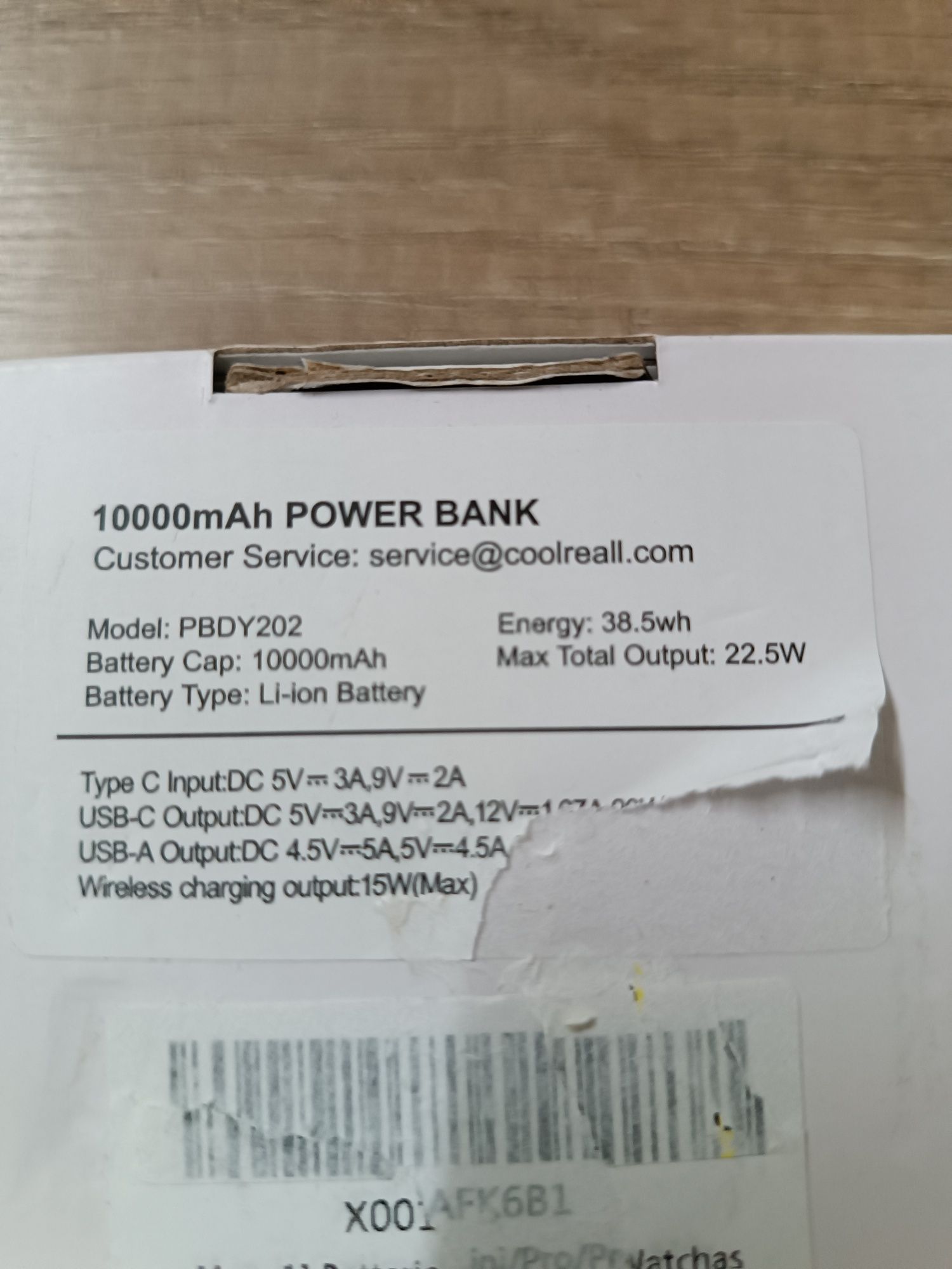 Power bank 10000 mAh