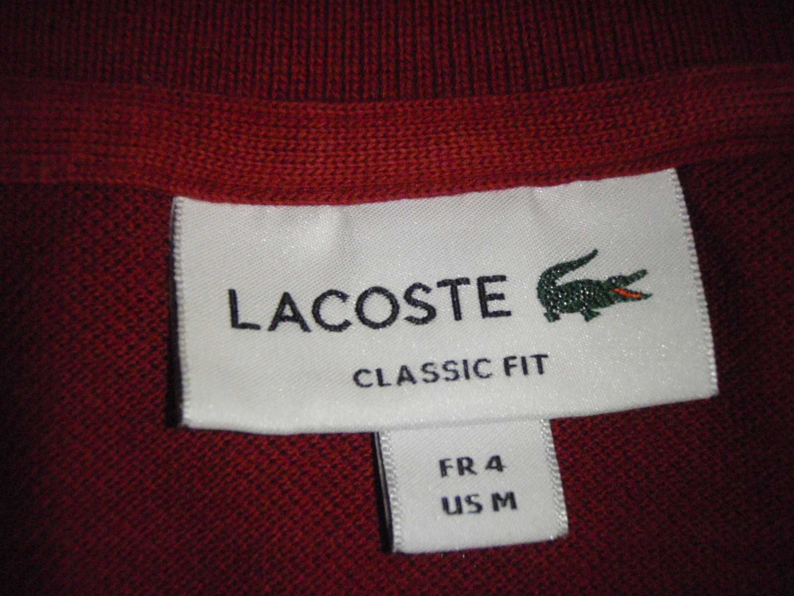 Поло Lacoste, Оригінал, розмір М