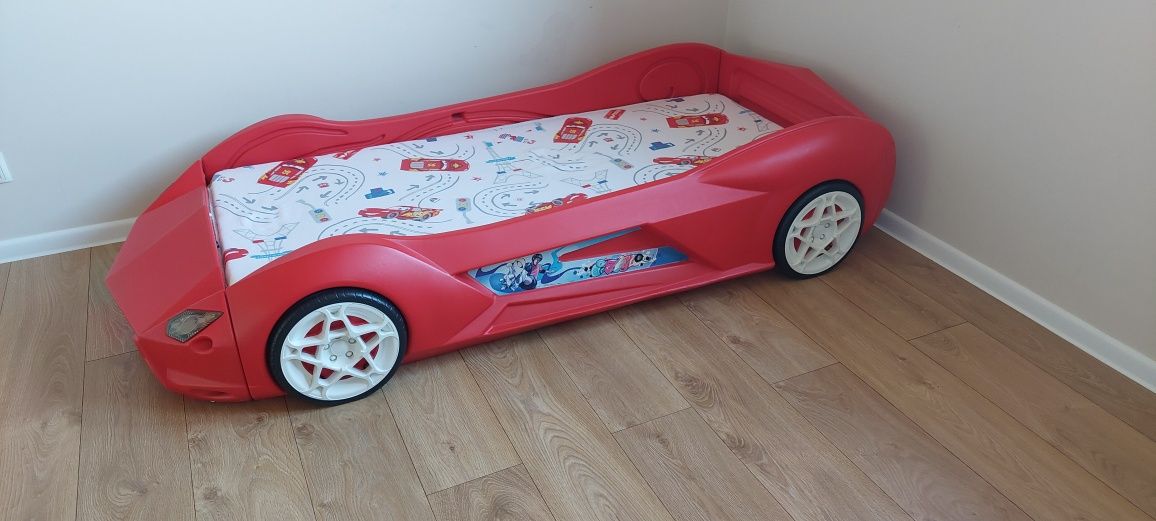 Łóżko samochód Lamborghini wraz z materacem 160x70