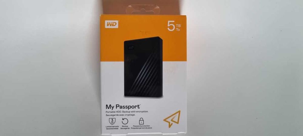 WD Western Digital My Passport 5TB nowy dysk zewnętrzny portable gwar