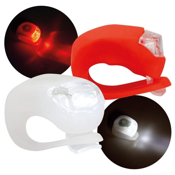Światło do roweru zestaw lampek rowerowych