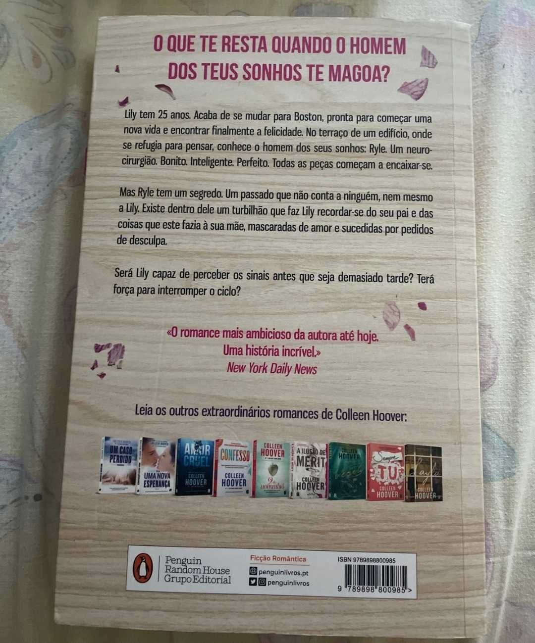 Colleen Hoover Isto Acaba  Aqui (Novo-PORTES INCLUIDOS)