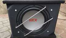 Subwoofer KICX 600w + wzmacniacz Clarion 4 kanałowy