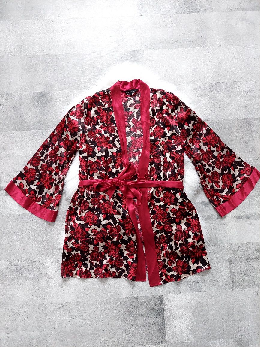 Szlafrok kimono koszula nocna 100% jedwab