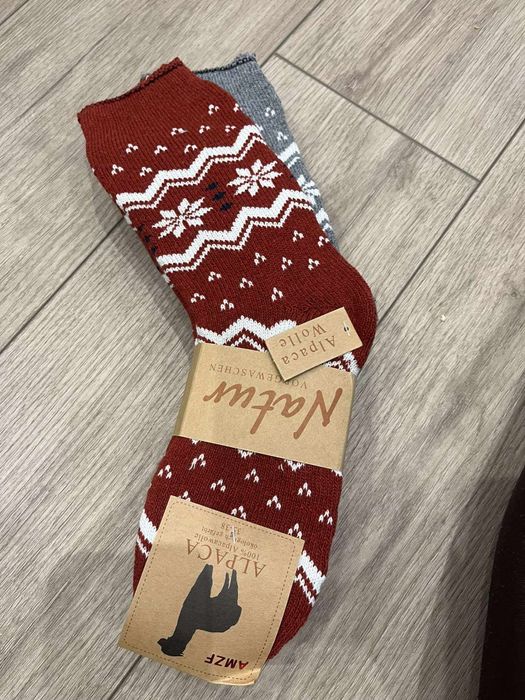 Skarpety ciepłe wełniane z Alpaki
