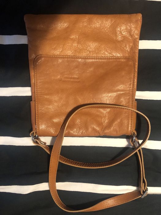 Torba włoska Borse in pelle skórzana brązowa