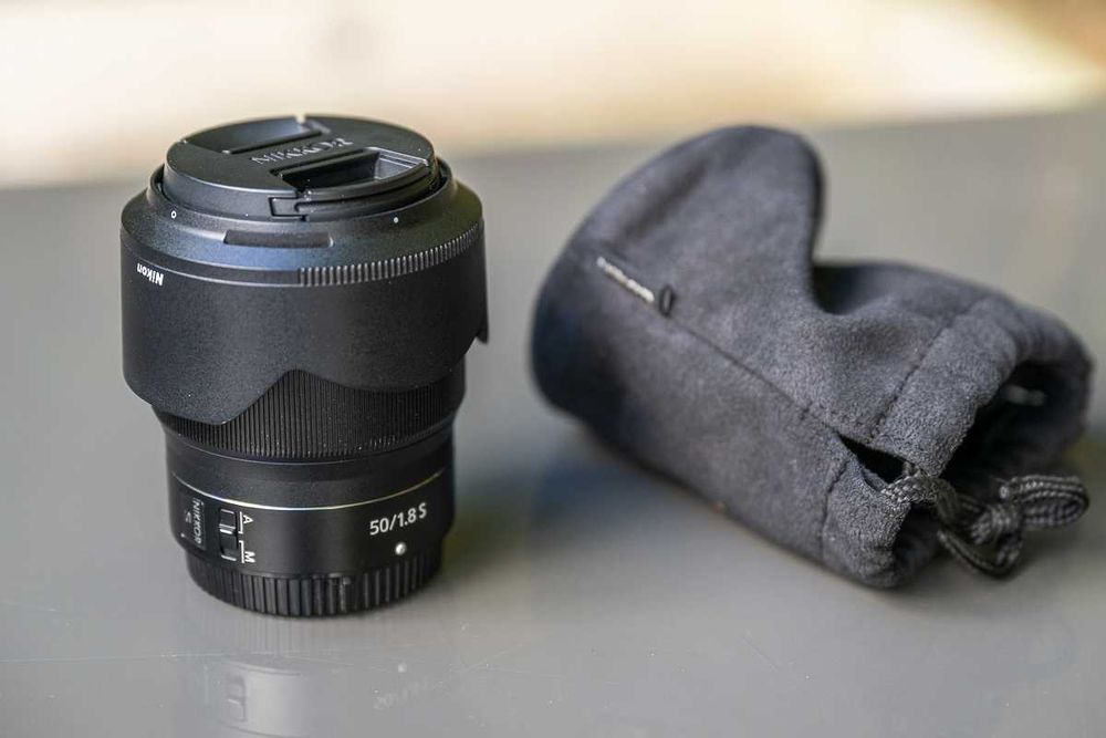 Nikon NIKKOR Z 50 mm F1.8 S pouco uso, filtro polarizador incluido.