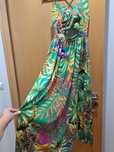 Vestido animal com copas