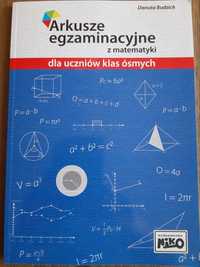 Arkusze  egzaminacyjne z matematyki dla klas ósmych