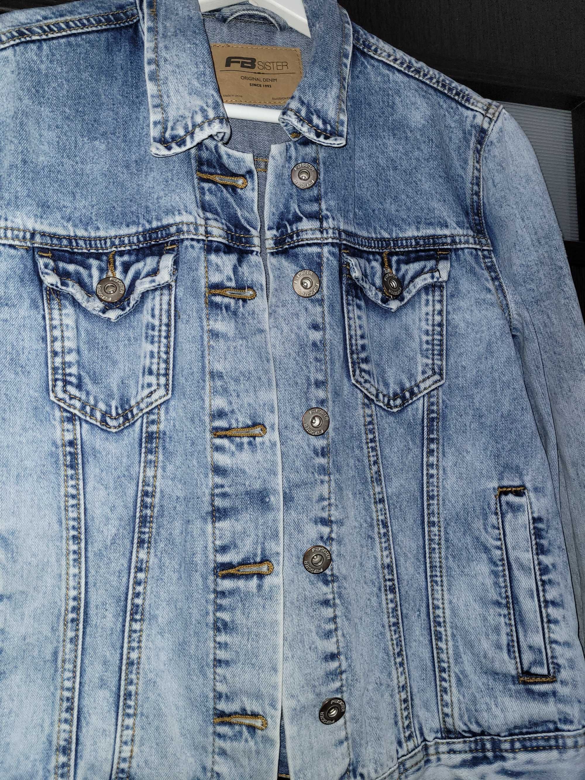 New Yorker kurtka jeansowa r. 34 niebieska