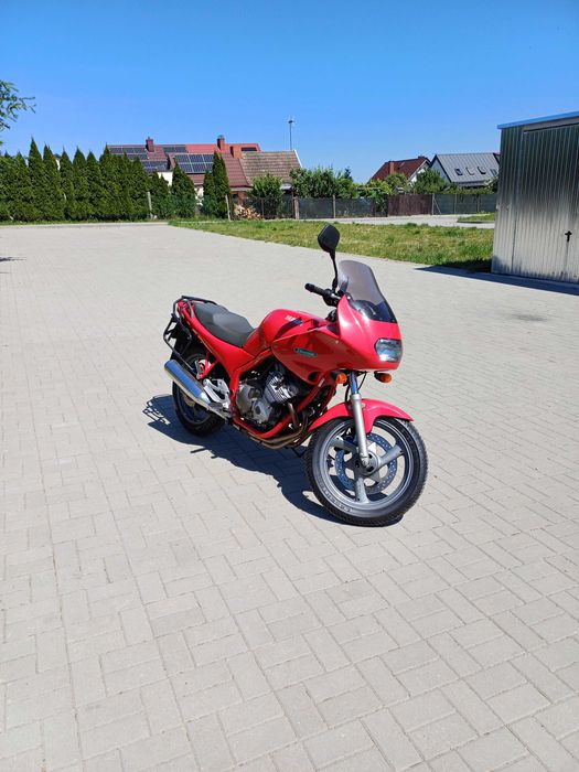 Fajny zadbany motocykl