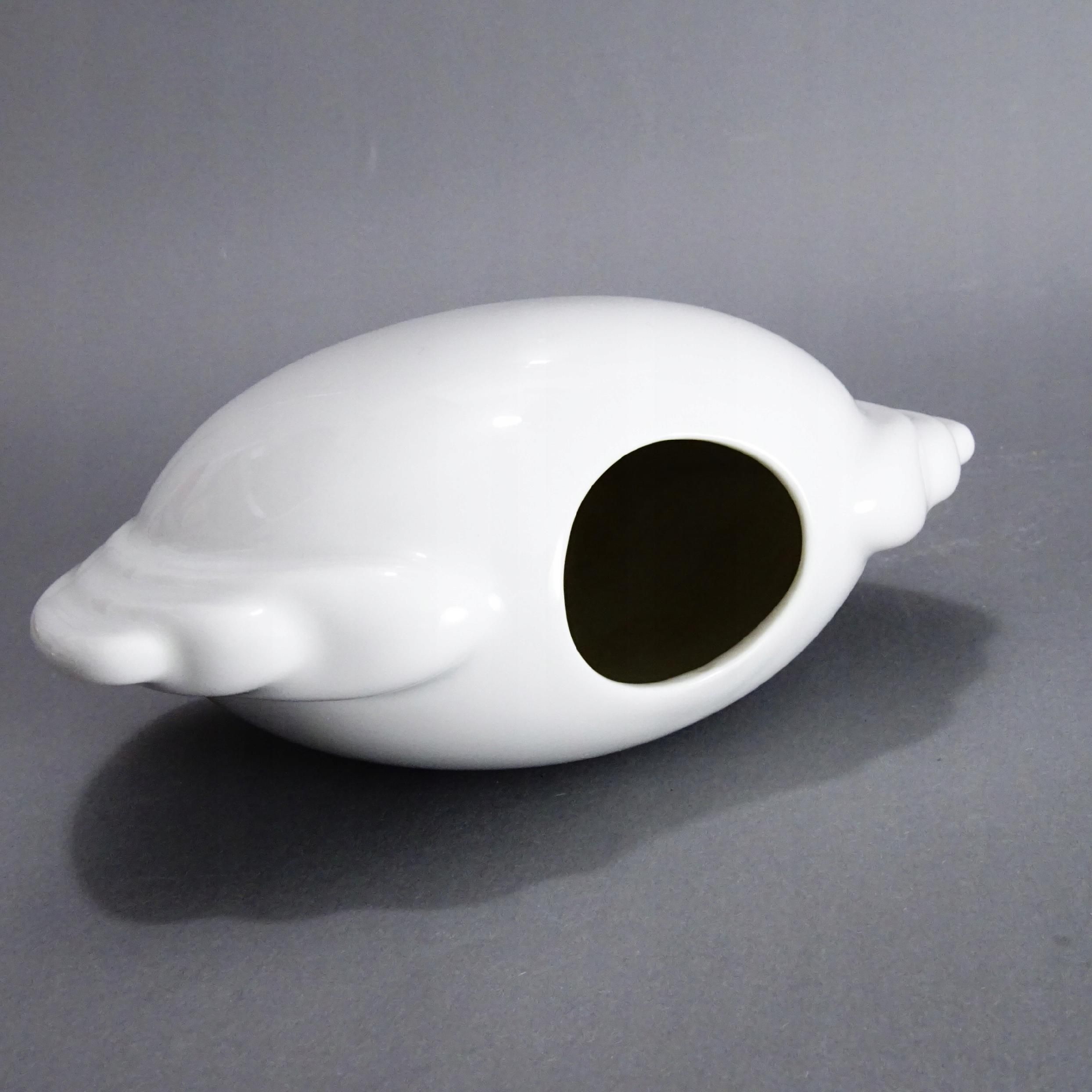 eschenbach piękny designerski biały wazon porcelanowy