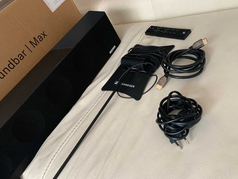 Soundbar Sennheiser Ambeo MAX - kompletny zestaw, gwarancja, idealny!