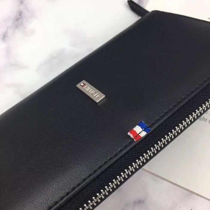 Мужской кожаный кошелек клатч Томми Хилфигер чоловічий гаманець томмі