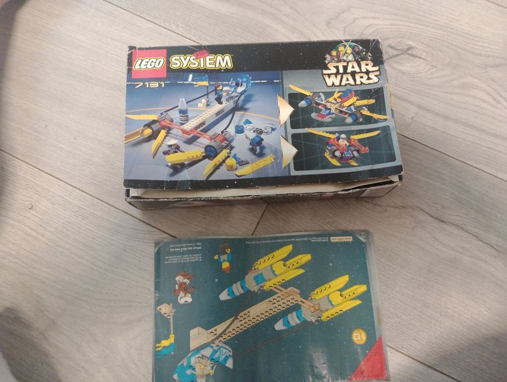 Puste pudełko i instrukcja po Klockach LEGO 7131 star wars