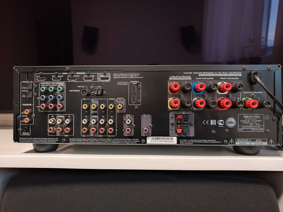 Amplituner kina domowego Onkyo TX-SR577 - 7.1 stan BDB