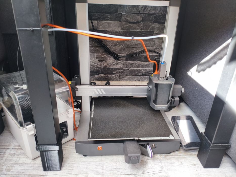 Anycubic kobra 3 drukarka 3D + suszarka filamentu Sovol + filament