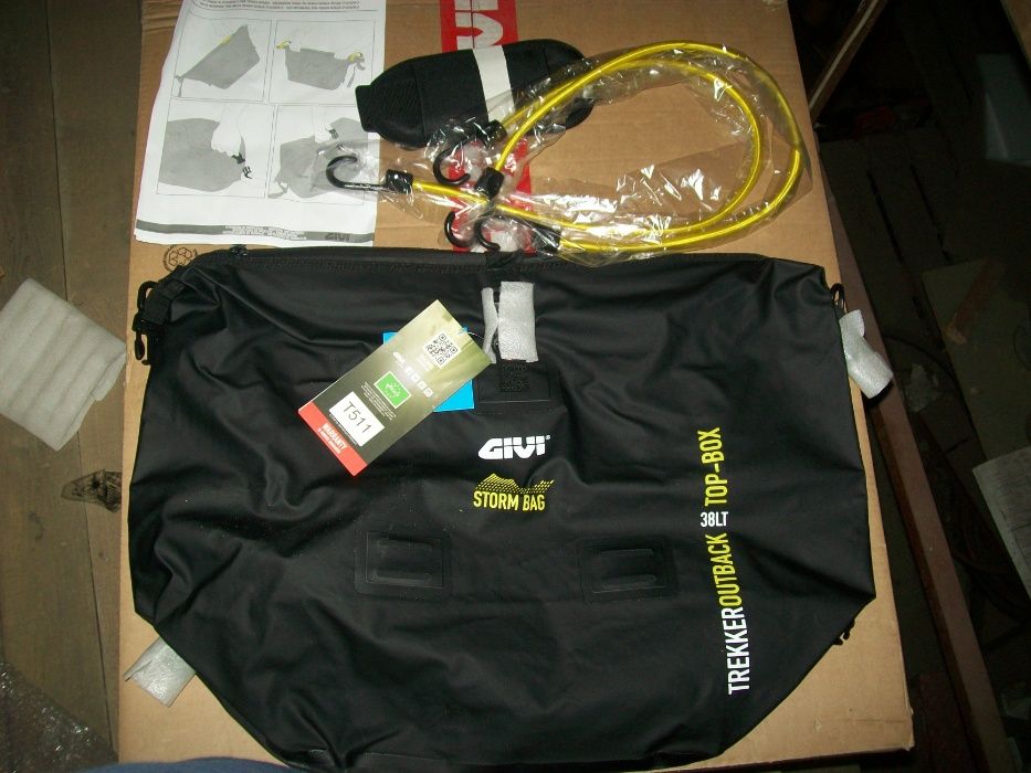 T507 Torba 45L 100% wodoodporna GIVI czarna , wewn./zewn. do OBKN48