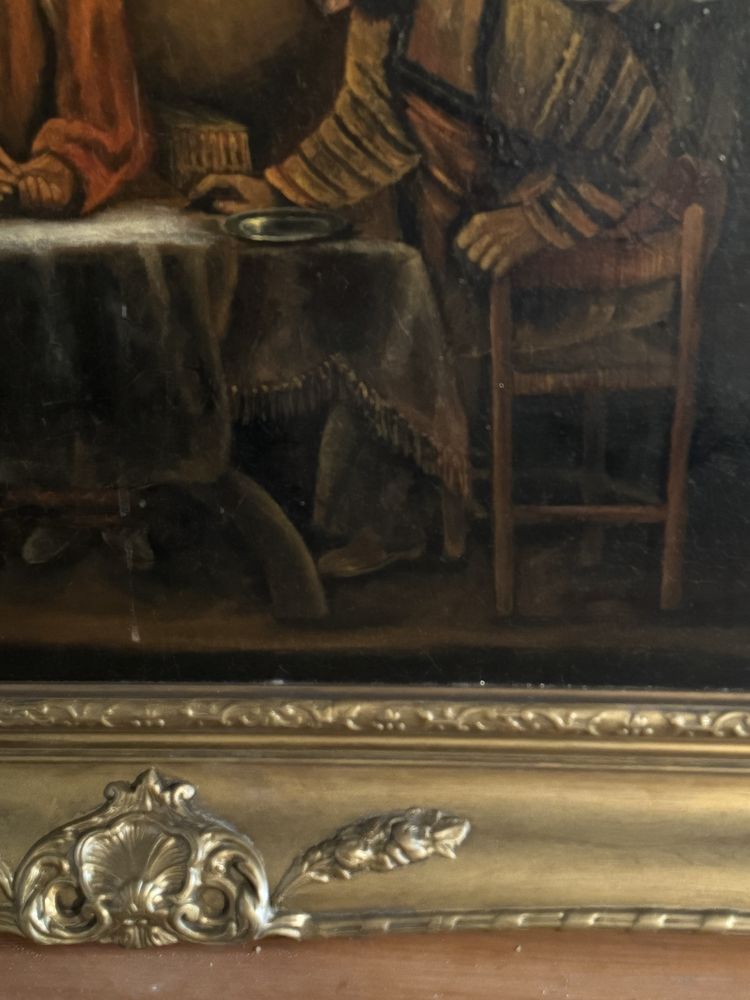 Ostatnia Wieczerza w Emaus . Olej na płótnie kopia wg. Rembrandta