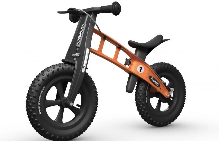 FirstBIKE FAT ORANGE + ski set