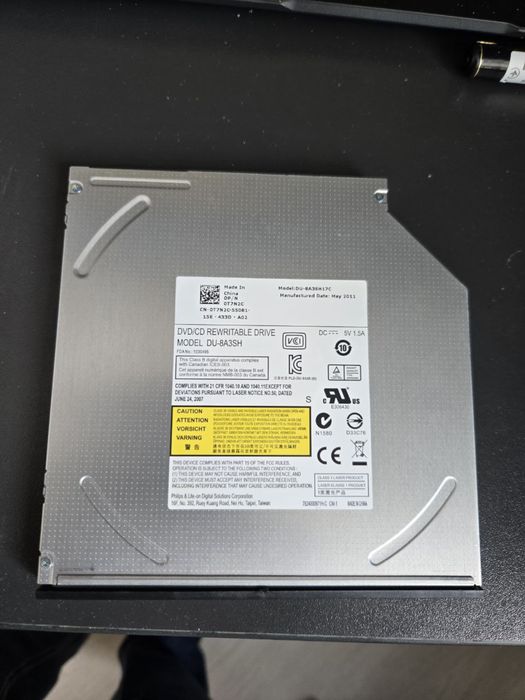 Сиди ром dvd/cd rewritable drive model DU-8A3SH