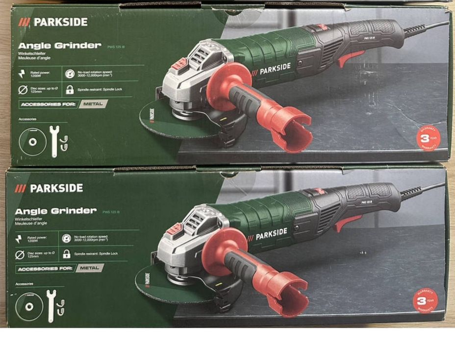 АКЦІЯ! НОВ болгарка зНімеччини Parkside PWSAP PWS 125 I8/1200W/угловая