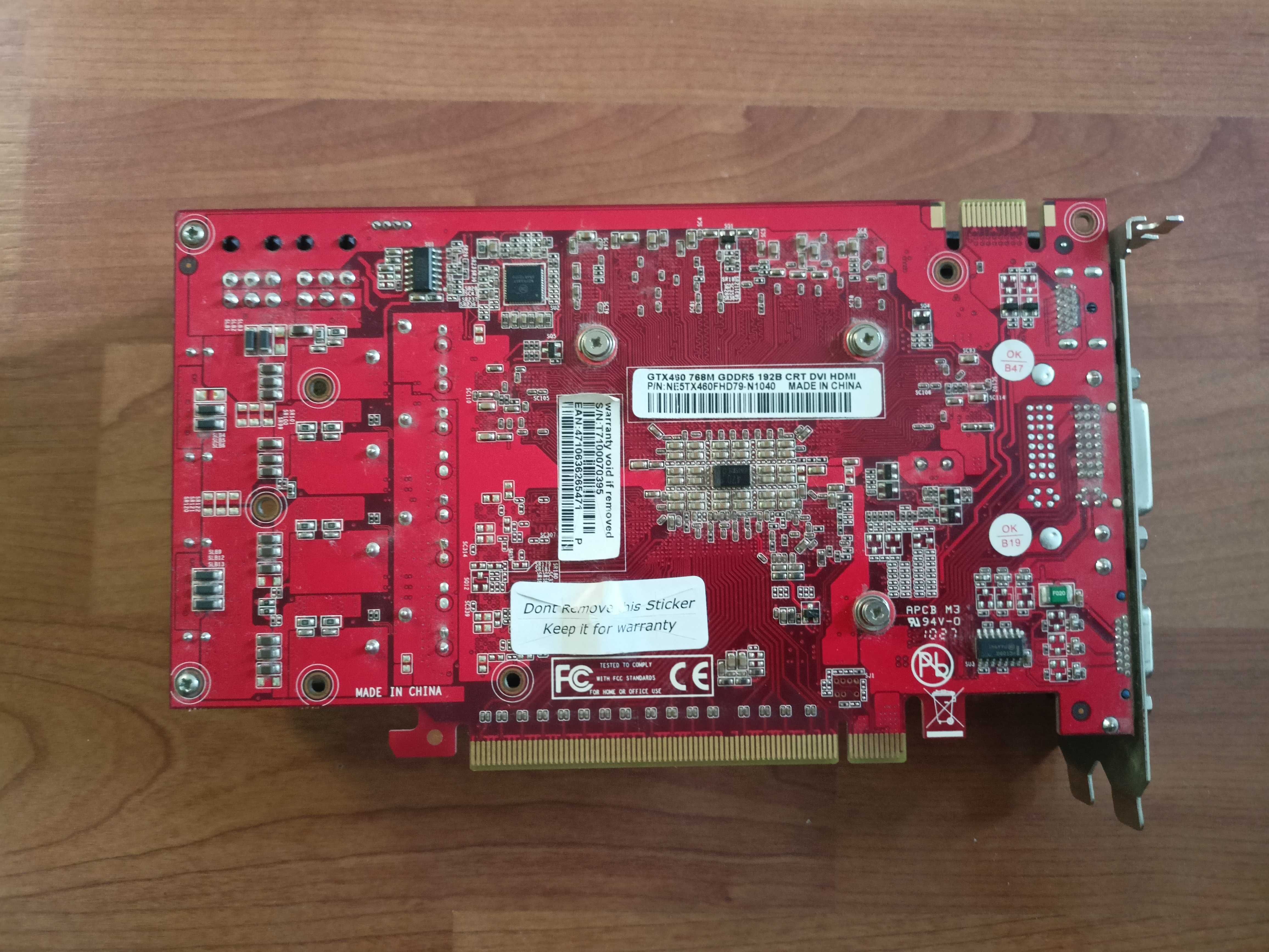 Видеокарты Asus HD 5770 1 GB и Palit GTX460 768M