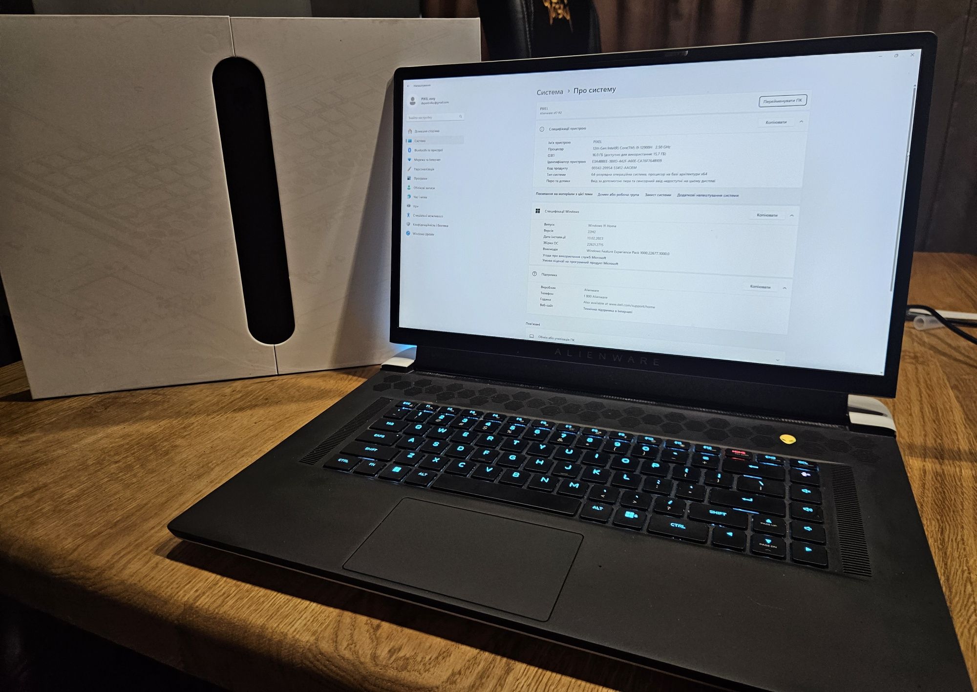 Alienware x17 r2 480hz игровий ноутбук пк комп dell